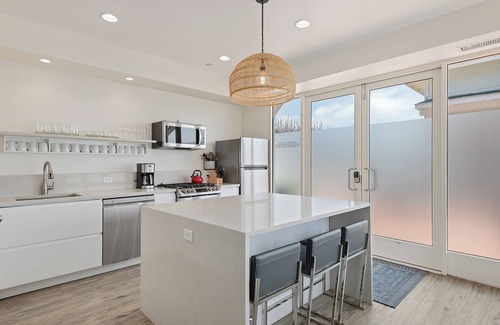 Summerland Casa | Steps to Beach & Town! Ocean Views! Great for Gathering Family & Friends!