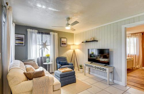 Ormond-by-the-Sea Casa | Steps to Sand! Ormond Beach Escape with Patio and BBQ