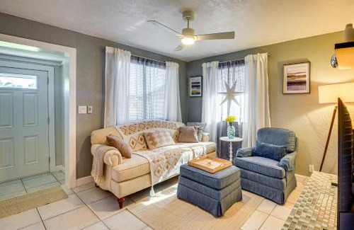 Ormond-by-the-Sea Casa | Steps to Sand! Ormond Beach Escape with Patio and BBQ