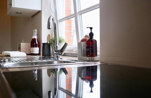 Reussenkoge Apartamento | Stilvolle 4-sterne-ferienwohnung "föhr" mit Eigener Terrasse und Deich-blick