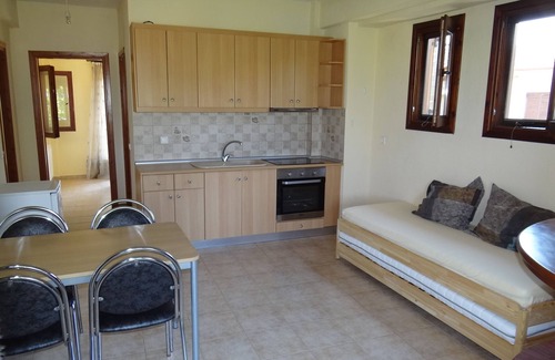 Olympiada Apartamento | Struma Dolinata Beach: apartamento para 5 pers. Con vista al mar a 150m de la playa.