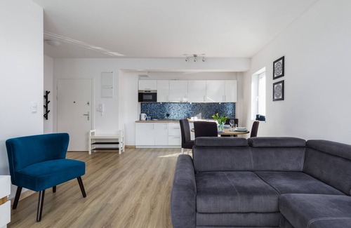West Pomeranian Voivodeship Apartamento | Strzelecka 1 | Apartment for 4 | Balcony | Parking