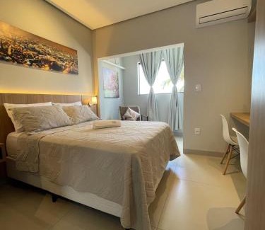 Jardim Palmeiras Apartamento | Studio 202 - Aconchego em Moc - Ar cond e WiFi