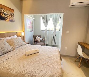 Jardim Palmeiras Apartamento | Studio 202 - Aconchego em Moc - Ar cond e WiFi