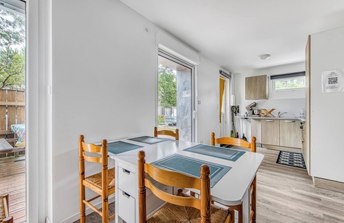 Lege-Cap-Ferret Apartamento | Estudio Abygaelle con terraza – Comodidad y tranquilidad en Lège-Cap-Ferret