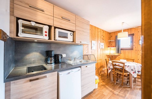 Cohennoz Apartamento | Apartamento estudio '4 - La Bruyère' con vistas a la montaña, jardín compartido y Wi-Fi