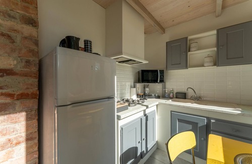 Sarrians Apartamento | Apartamento estudio "À La Campagne" con piscina privada y Wi-Fi