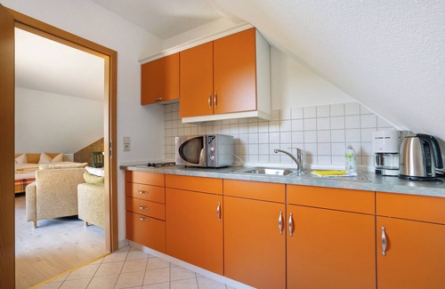 Pobershau Apartamento | Apartamento estudio 'Pension Bergblick - Ringmauer' con vistas a la montaña, balcón y Wi-Fi