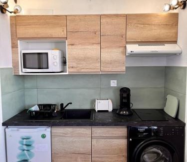 Mediterranee Apartamento | Studio côté plage tout équipé vue sur le Canigou