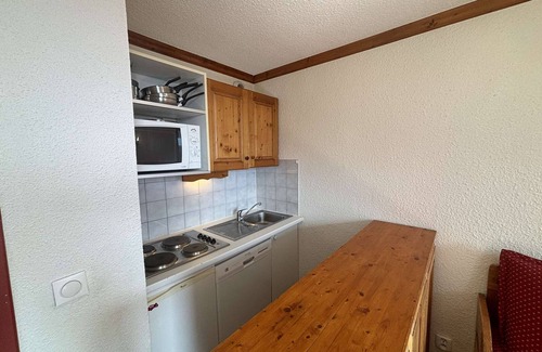 Eclose-Ouest Apartamento | Estudio cabina 4 pers. en L'Alpe d'Huez con balcón