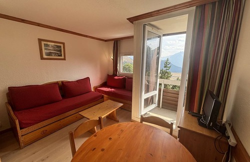 Eclose-Ouest Apartamento | Estudio cabina 4 pers. en L'Alpe d'Huez con balcón