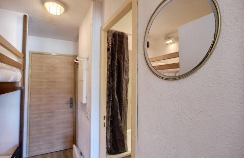 Reberty Apartamento | Studio Cabine 4 Pers, Ski aux Pieds, Balcon, Les Menuires - FR-1-178-338