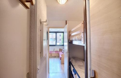 Reberty Apartamento | Studio Cabine 4 Pers, Ski aux Pieds, Balcon, Les Menuires - FR-1-178-338
