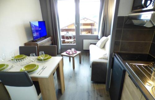 Les Saisies Apartamento | Studio Cabine aux Saisies, Balcon Sud/Est, 4 Pers, Centre et Commerces Proches, Label Qualité 3 Diamants - FR-1-594-148