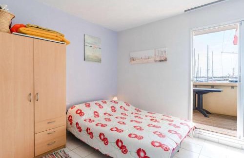 Gruissan Apartamento | Studio cabine avec piscine et vue port à Gruissan - FR-1-409-199