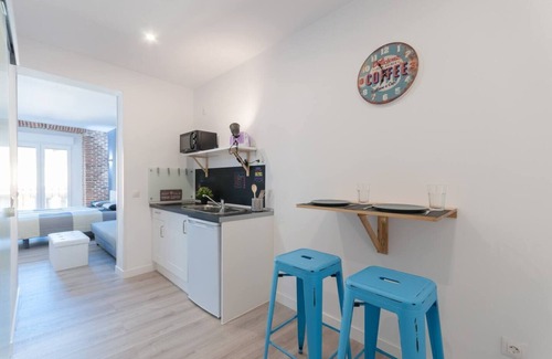 Embajadores Apartamento | ****Studio Centre-La Latina-Sol-WiFi, A/C****
