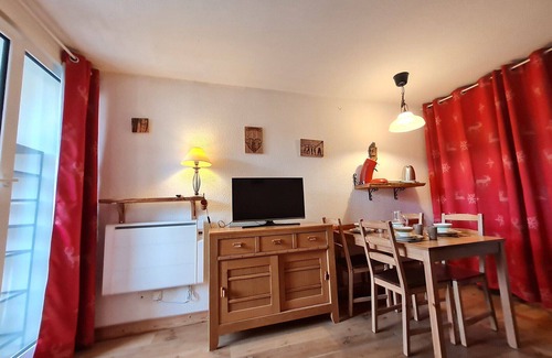 Mont-de-Lans Apartamento | Studio close to the ski slopes, 4ppl, mountain view