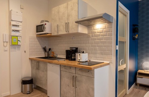 Saint-Quentin Apartamento | Estudio-De Lujo-Baño con bañera