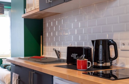 Saint-Quentin Apartamento | Estudio-De Lujo-Baño con bañera