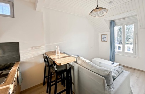 Mesnil-Val-Plage Apartamento | Studio Douceur Marine (5min walk from the sea)