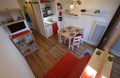 La Toussuire Apartamento | Estudio 2/4 personas, con vistas abiertas se enfrentan las agujas arves