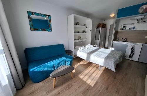 Merville-Franceville-Plage Apartamento | Studio bord de mer en résidence MERVILLE FRANCEVILLE PLAGE