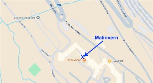 Isola Apartamento | Studio Front de neige Parking inclus - Galerie marchande Isola 2000