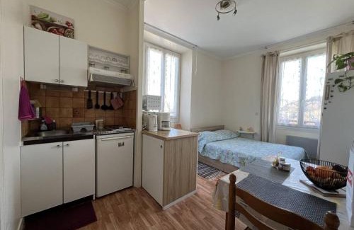 Cambo-les-Bains Apartamento | Studio lumineux à Cambo-les-Bains, proche thermes, coin nuit, kitchenette, internet, animaux acceptés - FR-1-495-10
