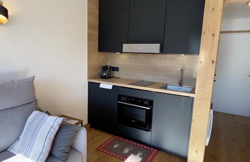 Cordon Apartamento | Studio lumineux avec vue sur le Mont Blanc