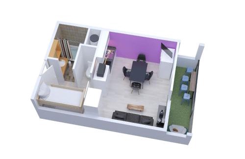 Chamrousse Apartamento | Studio NATHEN - Parking - Wifi - Balcon Sud ouest - Chamrousse 1650