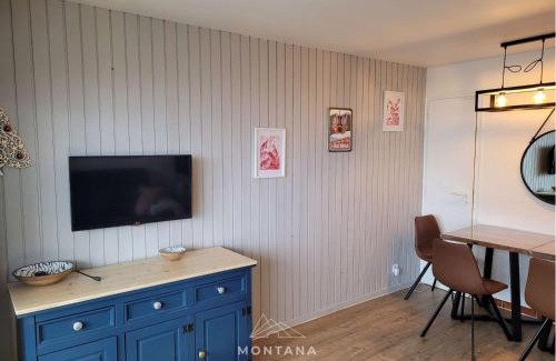 Le Grand-Bornand Apartamento | Studio rénové avec cabine pour 4 pers, calme à Le Grand-Bornand - FR-1-458-199