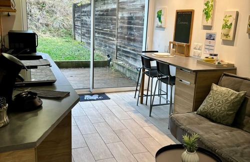 Amneville Apartamento | Estudio-Baño privado con ducha-Suite-Vista al Jardín-Le coin Nature
