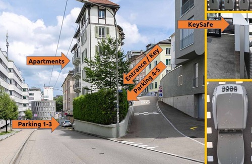 St. Gallen Apartamento | Estudio Vadian con Parking