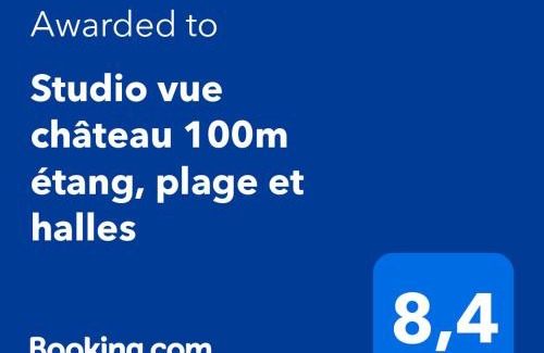 Meze Apartamento | Studio vue château 100m étang, plage et halles