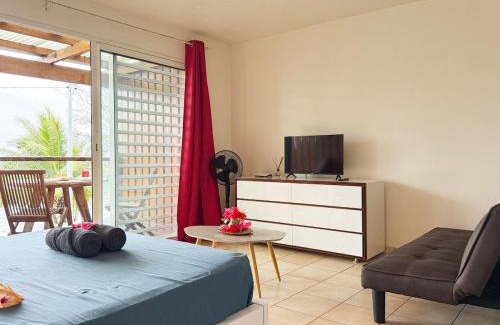Bora Bora Apartamento | Studio with a view of a heavenly lagoon