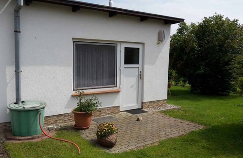 Lieschow Apartamento | Apartamento vacacional con barcacoa en la terraza