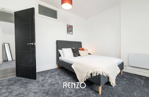 West Bridgford Apartamento | Stunning 2-bed Apartment in Nottingham by Renzo, Modern, Brilliant Location