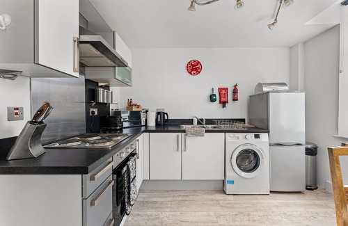 Healey Lane Apartamento | Impresionante apartamento ejecutivo: estacionamiento seguro gratuito