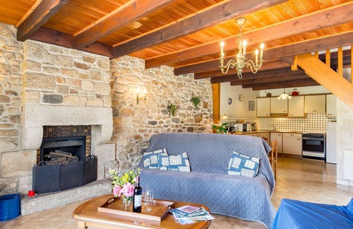 Saint-Pol-de-Leon Casa | Estupenda casa de vacaciones privada para 4 personas con WIFI, TV, terraza y mascotas permitida