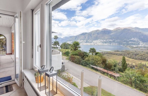 Magadino Casa | Preciosa casa de vacaciones privada con piscina privada, WIFI, TV, patio, vista panorámica