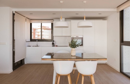 L'Albufereta Apartamento | Modern sea front jacuzzi Blue Sky