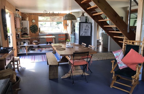 Paparoa National Park Casa | Impresionantes vistas al mar, puestas de sol en una romántica y acogedora casa de vacaciones Kiwi