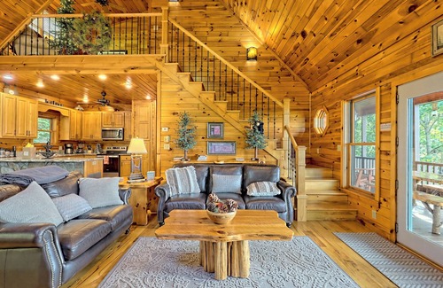 Morganton Cabina | Impresionantes vistas, 3 suites King, relajarse en el lujo - Máster de la Paz