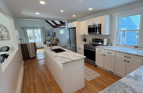 York Harbor Casa | Stunning York Beach Home Steps from York Harbor, shopping & More!