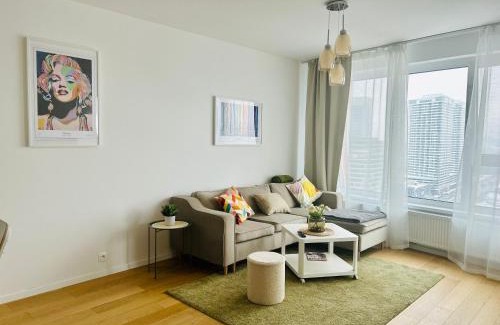 Nivy Apartamento | Stylish 19th-Floor Klingerka Apartment with Stunning Castle Views & Free Parking