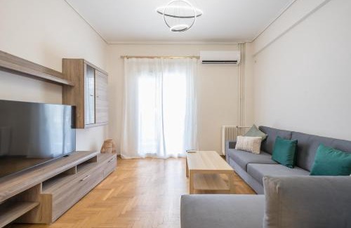 Ampelokipoi Apartamento | Stylish 2BR by Panormou Metro