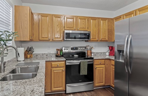 Cornelius Casa | Stylish 3-bedroom home in central Cornelius-Chalkboard Wall-Firepit-Grill & more