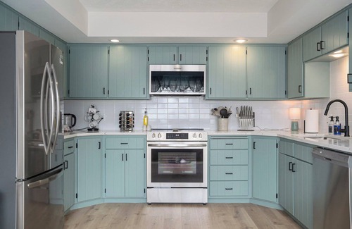 West Omaha Casa | Stylish 4BR Getaway w/ Hot Tub & Grill!