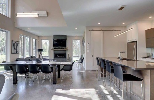 Stanstead Township Chalet De Esquí | RESIDENCIA DE LUJO COSMOS - Cosmos Acceso al lago Memphremagog - Spa - 10 personas - 4 habitaciones