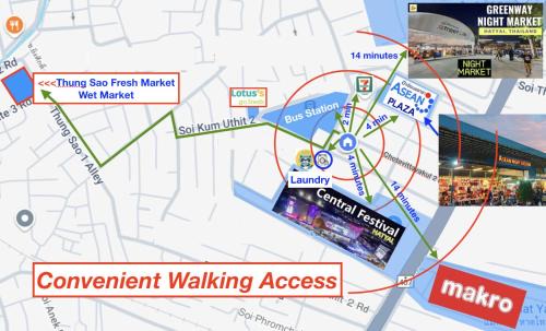 Hat Yai Casa | Stylish Stay - Steps from Central Festival
